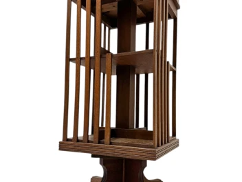 Art Nouveau Jugendstil Revolving Bookcase, 1900s